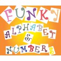 Funky Alphabet and Number  tappit set